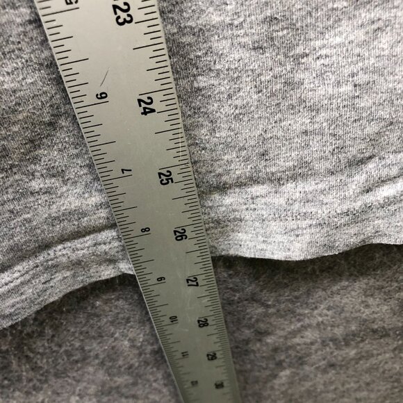 Uniqlo Soft Brushed Crewneck T Shirt Mens XL Gray Long Sleeve Cotton Unisex - Picture 9 of 9